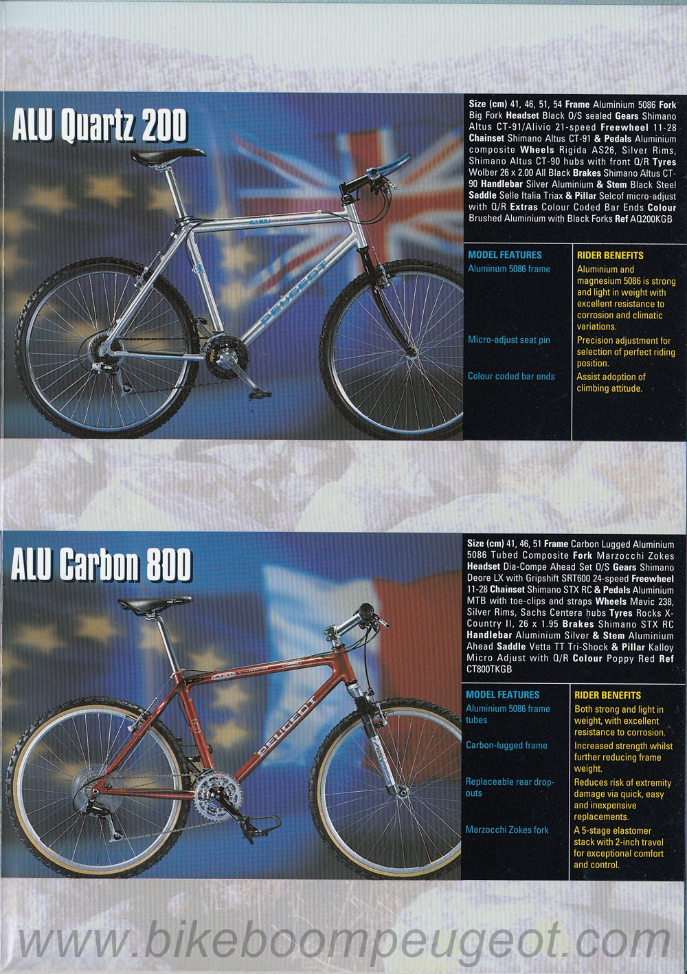 Peugeot 1996 Brochure United Kingdom